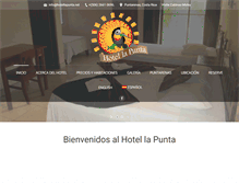 Tablet Screenshot of hotellapunta.net